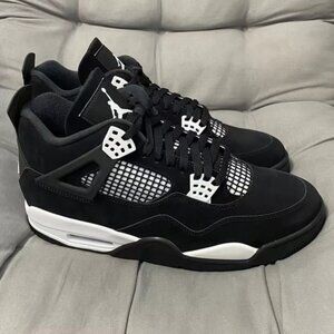Air Jordan 4 retro white thunder mens